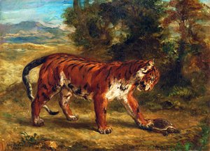 Tigre com Tartaruga, 1862